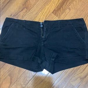 American eagle black shorts